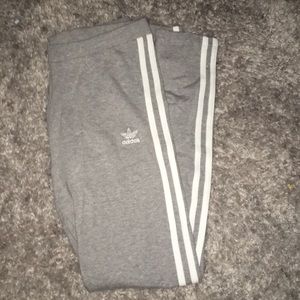 Gray adidas leggings